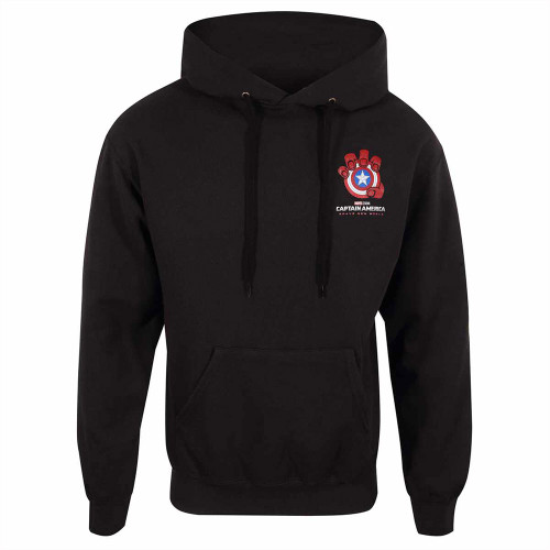 Captain American Brave New Crushed Shield Hoodie
