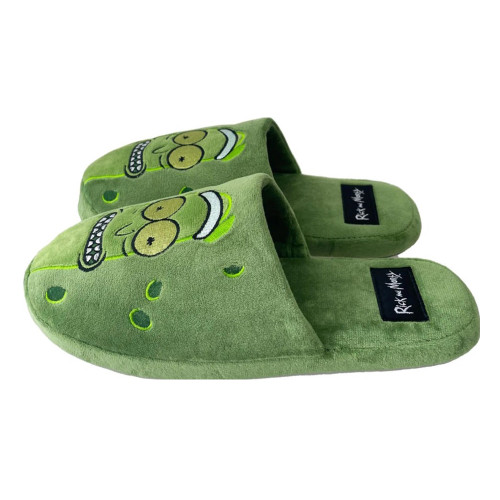 Rick and Morty Pickle Rick Mens Mule Slippers UK 8-10