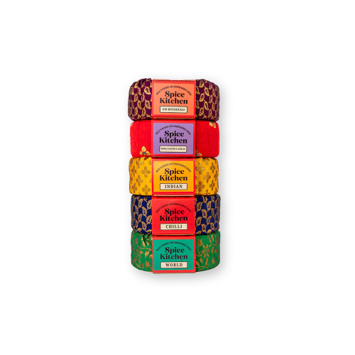 Chilli Spice Blend & Silk Wrap Gift Tin Set