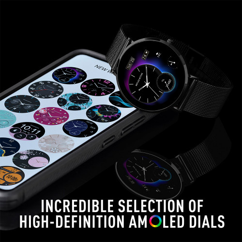 Reflex Active Series 42 Slim Smart Calling Watch Grey Silicone