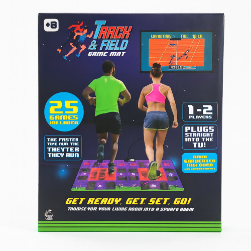 2 Player Track and Field Game Mat