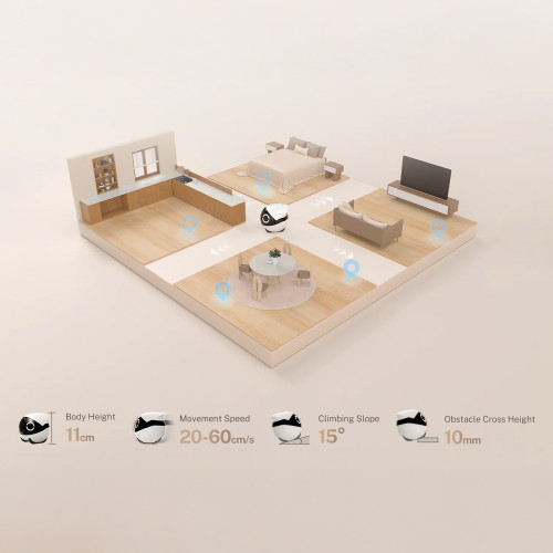 Enabot Rola Mini Pet Companion Robot