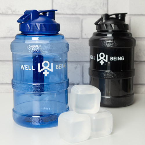 Wellbeing Giant Water Bottle with Chill Cubes