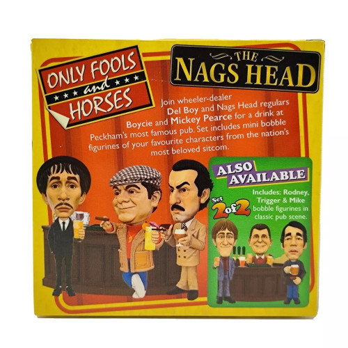 Only Fools and Horses Del Boy, Boycie & Mickey Bobbleheads