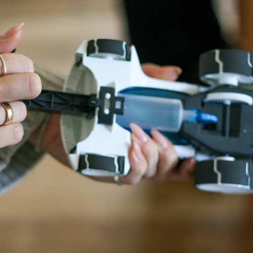 Construct & Create Remote Control Air Engine Racer Car