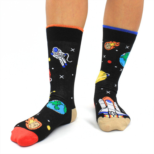 Space Explorer Oddsocks Sock Gift Box for Men