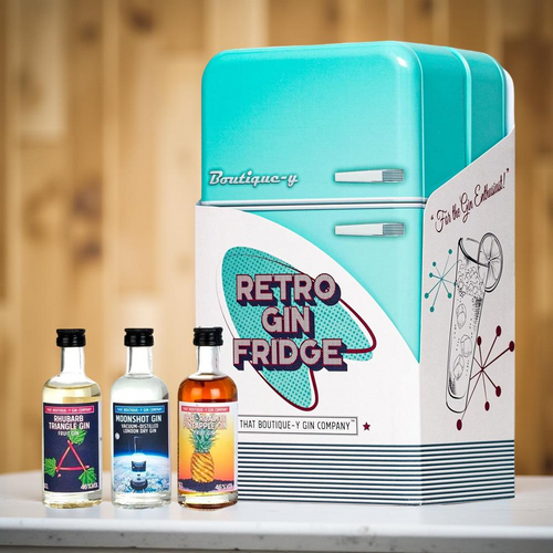 Retro Gin Fridge Tin Collection