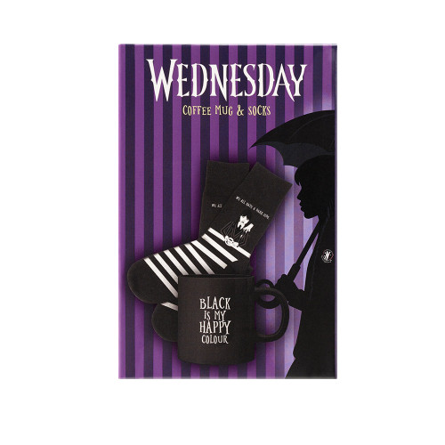 Wednesday Mug and Socks Gift Set