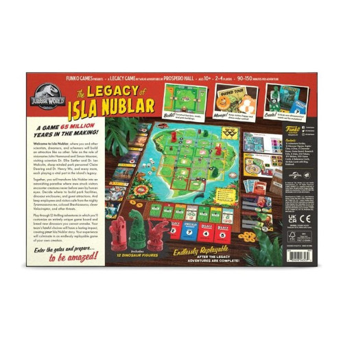 Jurassic World The Legacy of Isla Nublar Funko Game