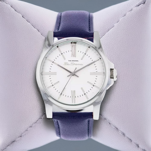 Ben Sherman Navy Strap Watch Silver Dial Watch
