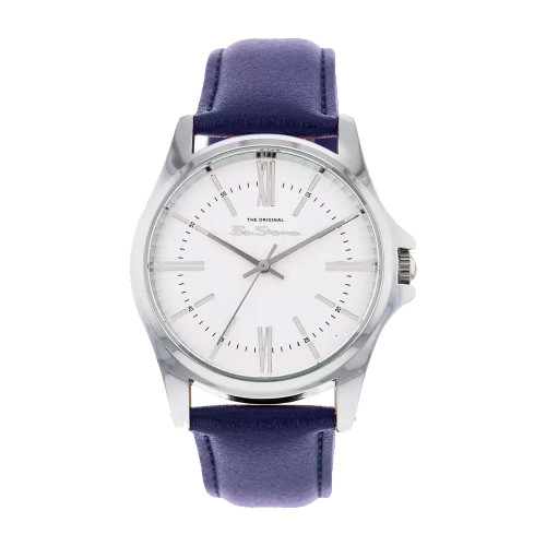 Ben Sherman Navy Strap Watch Silver Dial Watch
