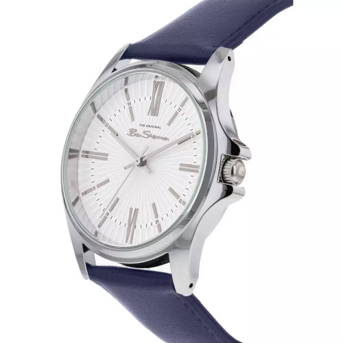Ben Sherman Navy Strap Watch Silver Dial Watch