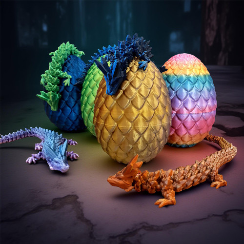 3D Printed Dragon Egg