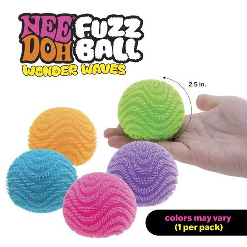 NeeDoh Fuzz Ball Wonder Waves Stress Ball