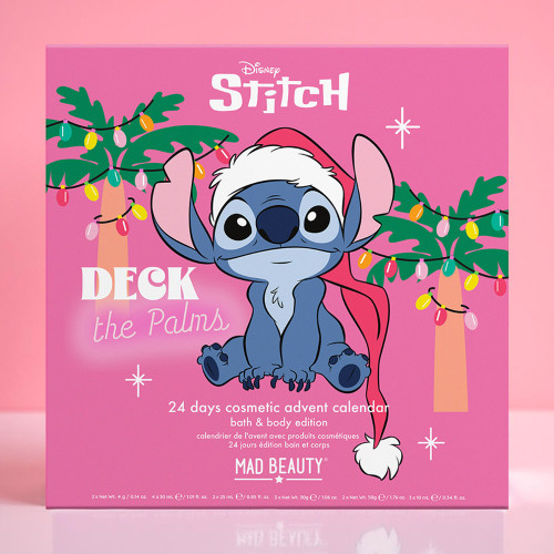 24 Days Disney Stitch Deck the Palms Cosmetic Advent Calendar