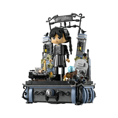 LEGO Netflix Wednesday Addams Figure