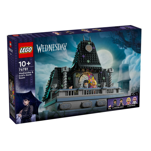 LEGO Netflix Wednesday and Enid Dorm Room