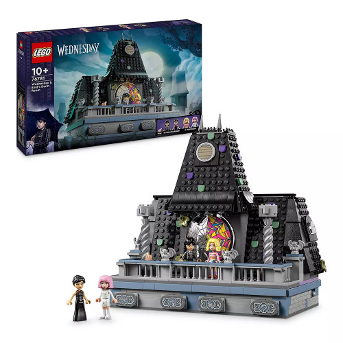 LEGO Netflix Wednesday and Enid Dorm Room