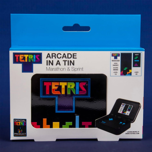 Tetris Arcade In A Tin Portable Game