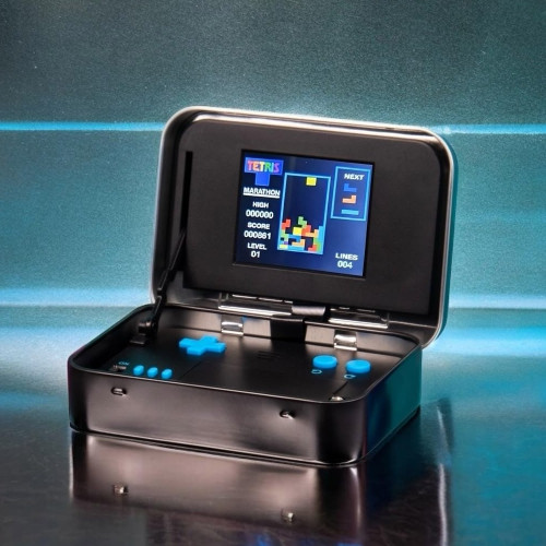 Tetris Arcade In A Tin Portable Game