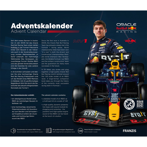 Oracle Red Bull Racing 24 Days Model Advent Calendar