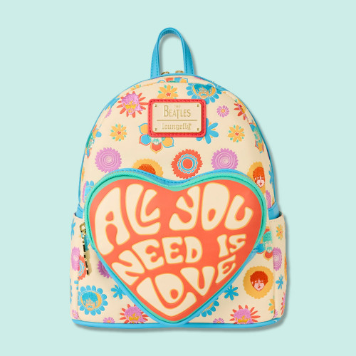 The Beatles All You Need Is Love Loungefly Mini Backpack