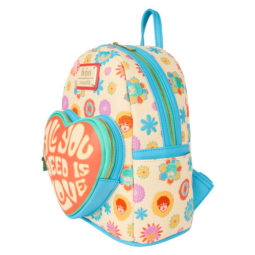 The Beatles All You Need Is Love Loungefly Mini Backpack