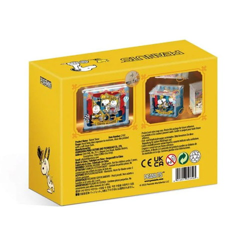 Peanuts Snoopy Talent Show Wooden Construction Set