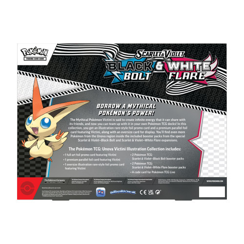 Pokémon TCG: Black Bolt & White Flare Victini Illustration Collection