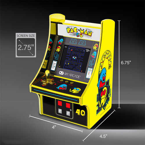 Pac-Man 40th Anniversary Micro Player Pro Portable Retro Arcade