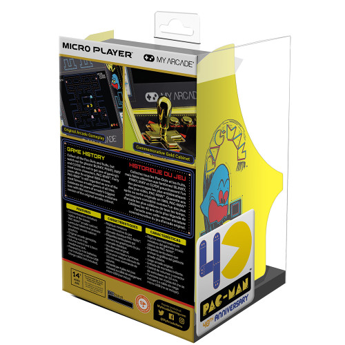Pac-Man 40th Anniversary Micro Player Pro Portable Retro Arcade