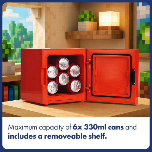 Minecraft TNT Thermoelectric Mini Fridge