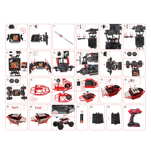 RED5 Remote Control Rock Crawler Car Advent Calendar