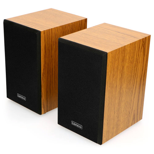 Lenco LS-300 Turntable with Hi Fi Speakers Wood