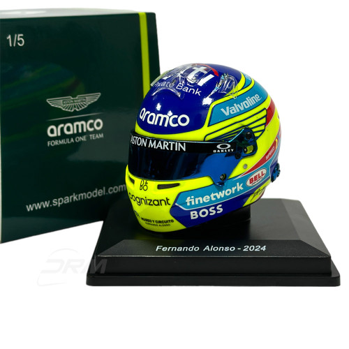 F1 Fernando Alonso Aston Martin 2024 Season 1:5 Scale Helmet
