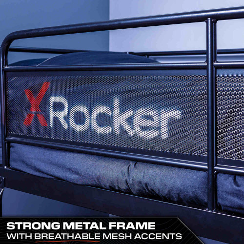 XR Armada Dual Bunk Bed with Desk Black