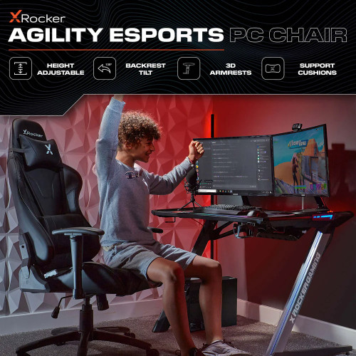 XR Agility Sport Gaming Chair Black
