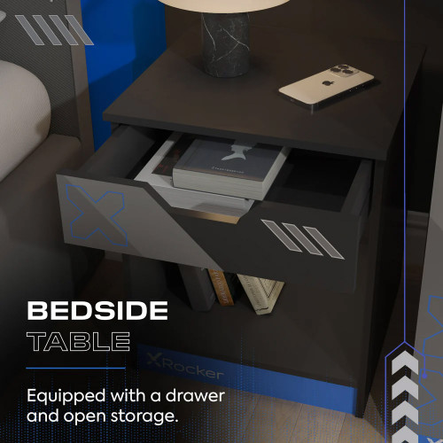 XR Octane 3 Piece Bedroom Furniture Set Blue