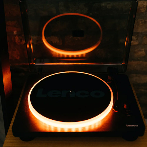 Lenco LS-50 LED Turntable with Speakers