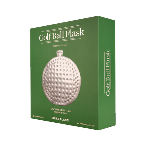 Golf Ball Metal Flask