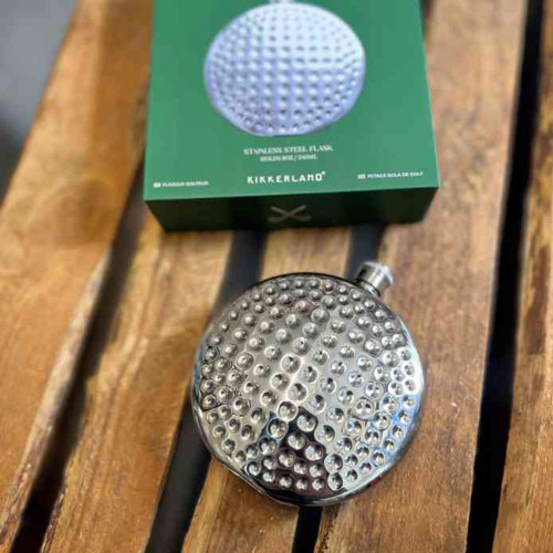 Golf Ball Metal Flask