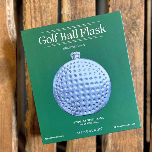 Golf Ball Metal Flask