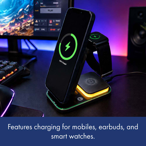 RED5 3-in-1 Charging Station with Night Light