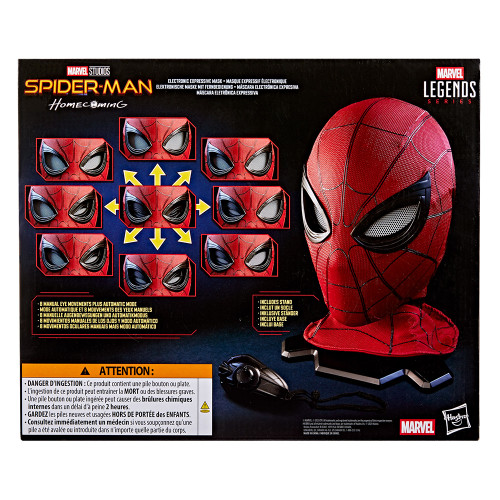 Spider-Man Legends Electronic Helmet with Animatronic Lenses