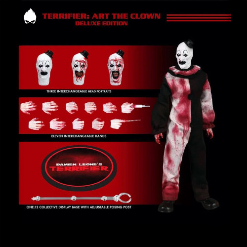 Terrifier Art the Clown Deluxe 1:12 Figure