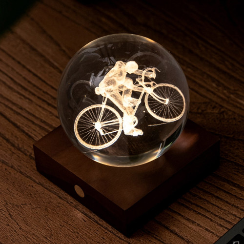 Cyclist Crystal Light