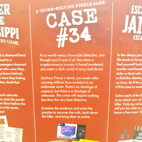 Murder & Escape Puzzle Collection: Mississippi, Case 34, Jailhouse