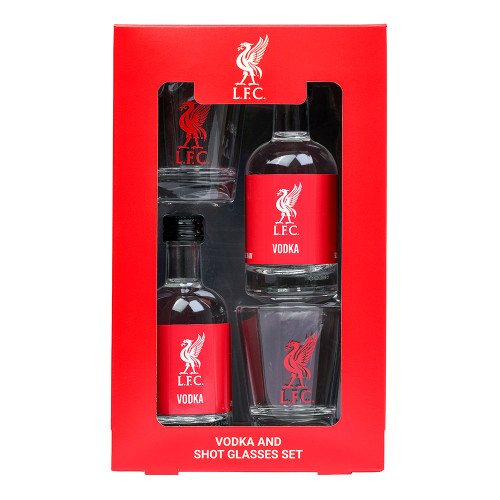 Liverpool FC Vodka Shot & Glasses Set