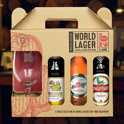 Brewhouse World Lager Selection Set