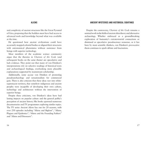 Aliens: Mystifying True Stories Book